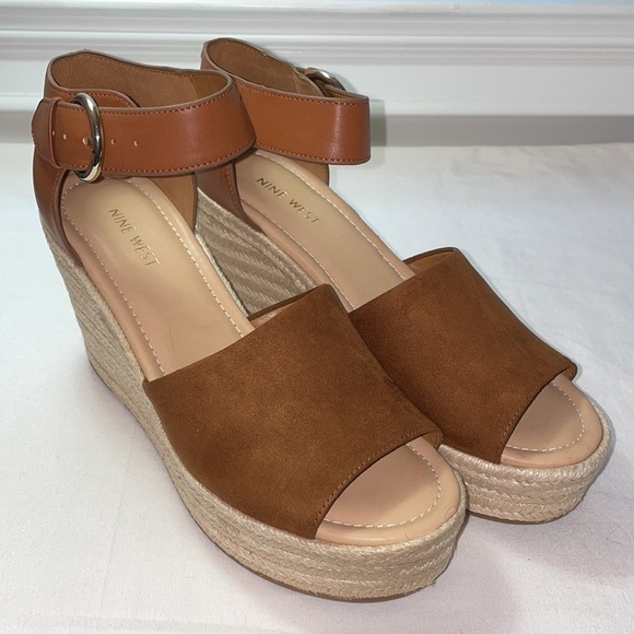 New Nine West Women's Espadrille Wedge Sandals - Picture 2 of 11
